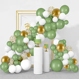 Xpoko Green BlackGold Blue Balloon Arch Chain Wedding Birthday Balloons Decoration Birthday Party Balloons For kids Baby Shower Decor