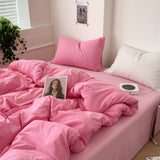 Xpoko Aesthetic Pink Series Bedding Set