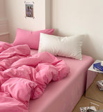 Xpoko Aesthetic Pink Series Bedding Set