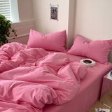 Xpoko Aesthetic Pink Series Bedding Set