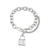 Xpoko Christmas Gifts Lock Pendant Bracelet