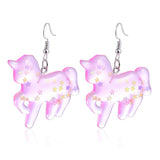 Xpoko Christmas Gifts Magic Unicorn Earrings