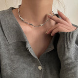 Xpoko Christmas Gifts Minimalist Aesthetic Necklace