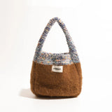 Xpoko Multicolor Knitted Bucket Bag