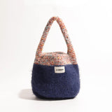 Xpoko Multicolor Knitted Bucket Bag