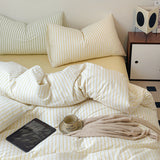 Xpoko Scandinavian Retro Stripes Bedding Set