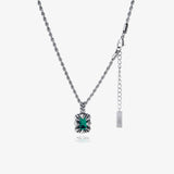 Xpoko EMERALD GREEN PENDANT NECKLACE