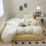 Xpoko Scandinavian Retro Stripes Bedding Set