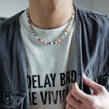 Xpoko COLORFUL BEAD NECKLACE