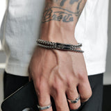 Xpoko DOUBLE CHAIN BRACELET