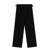 2000s fashion Men's Clothing New Korean Style Casual Loose Straight Suit Pants Trendy Solid Color Trousers for Men