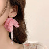 Xpoko Women's Series Flower Vacation Style Niche High-grade Earrings