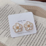 Xpoko Women's Series Flower Vacation Style Niche High-grade Earrings