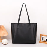 outfit ideas Korean Style Casual Commuter Large Capacity Bag Women's Autumn and Winter New Simple Tote Bag Niche Fashion Shoulder Bag