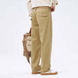 2000s fashion American Retro Ameikaji Overalls Men's Autumn Gurka High Waist Straight Casual Pants Naples Trousers