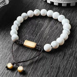 Xpoko Amethyst Tiger Eye Elastic Rose Stone Agate Bracelets