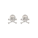 Xpoko Niche Style Halloween Spider Personality Design Horror Earrings