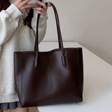 outfit ideas New Fashion Versatile Texture Casual Simple Commuter Large Capacity Mother and Child Bag Two-Piece Set Upper Shoulder Tote Bag