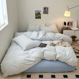 Xpoko Scandinavian Retro Stripes Bedding Set