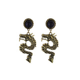 Xpoko Niche Style Halloween Spider Personality Design Horror Earrings