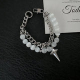 Xpoko PENDANT PEARL DOUBLE LAYER BRACELET