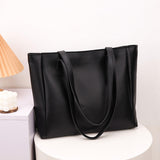 outfit ideas Korean Style Casual Commuter Large Capacity Bag Women's Autumn and Winter New Simple Tote Bag Niche Fashion Shoulder Bag