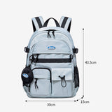 Xpoko-official backpack inspo Schoolbag Female College Student Japanese High School Schoolbag Original Junior High School White Computer Backpack Male