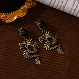 Xpoko Niche Style Halloween Spider Personality Design Horror Earrings