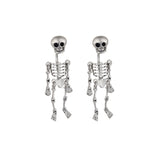 Xpoko Niche Style Halloween Spider Personality Design Horror Earrings