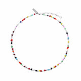 Xpoko COLORFUL BEAD NECKLACE