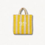 Xpoko Paris Straw Beach Bag