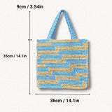 Xpoko Paris Straw Beach Bag