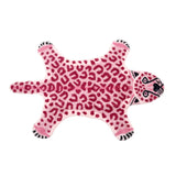 Xpoko Pink Leopard Print Rugs