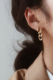 Xpoko Punk Cuban Chain Earrings