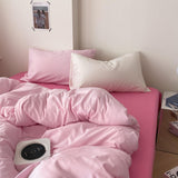 Xpoko Aesthetic Pink Series Bedding Set