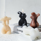 Xpoko Ins woman figured body candles Room decorative scented candles for home decoration Luxury decorative candles birthday gifts