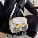 Xpoko Japanese Style Kawaii owl Bag Women Cowhide Shoulder Bag For Women 2023 New Crossbody Bag Small Phone&Purse Bag Bolsa Feminina