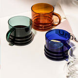 Xpoko Colored Aura Glass Cup