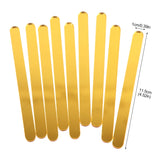 Xpoko 10pcs Acrylic Ice Cream Sticks Popsicle Stick Reusable Creamsicle Cakesicle Cake Candy Pop Sticks Ice Lollies Kitchen DIY Crafts