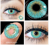 Xpoko Color Contact Lenses For Eyes Anime Cosplay Colored Lenses Blue Purple Multicolored Lenses Contact Lens Beauty Makeup