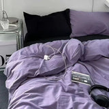 Xpoko Romantic Cherry Heart Duvet Cover Set Flat Sheet Pillowcases Fashion New Twin Full Floral Summer Spring Bedding Set