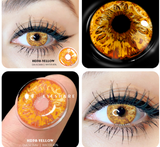 Xpoko Cosplay Color Contact Lenses for Eyes AYY Series Halloween Beauty Makeup Contacts Lenses Eye Cosmetic Color Lens Eyes