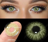 Xpoko Coloured Contact Lenses for Eyes 1pair Gray Pupils Lens Blue Eye Lenses Green Lens Brown Contacts Cosmetic Lens