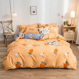 Xpoko Flower Duvet Cover Modern Soft Ditsy Floral Botanical Thickened Bedding Soft Comforter Cover for Teen Boys Girls Decoration Room