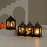 Xpoko Halloween Atmosphere Decoration Night Light Creative LED Portable Pumpkin Lamp Kindergarten Children's Festival Gift Lantern