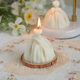 Xpoko Creative wedding dress scented candle luxury decoration candle guest gift candles table decorative candles custom wedding candle