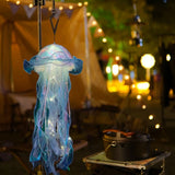 Xpoko Jellyfish Lamp, Portable Flower Lamp, Girl Room Atmosphere Decoration Lamp, Bedroom Night Lamp, Home Decoration