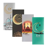 Xpoko 6Pcs/set Cash Envelopes Eid Mubarak Ramadan Gift Money Cash Decorative Paper Package Red Packet Islamic Muslim Red Envelopes