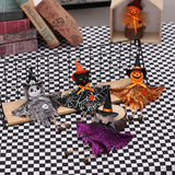 Xpoko Halloween Decorations Doll Bar Decor Pumpkin Ghost Witch Pendant Scary Halloween Kids Gift Halloween Party Decoration for Home