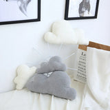 Xpoko Cute 3 Sizes Super Soft Pillow Cushion Stuffed Plush Cloud Toy Bedding Girls Room PP Cotton Chair  Sofa Home Decoration Gift